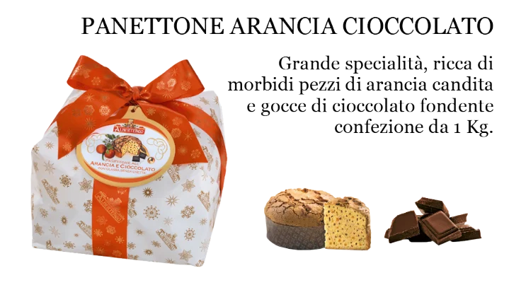Panettone arancia cioccolato Albertengo