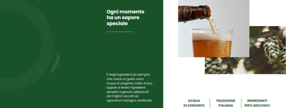 la birra che nasce dalla nostra acqua di sorgente